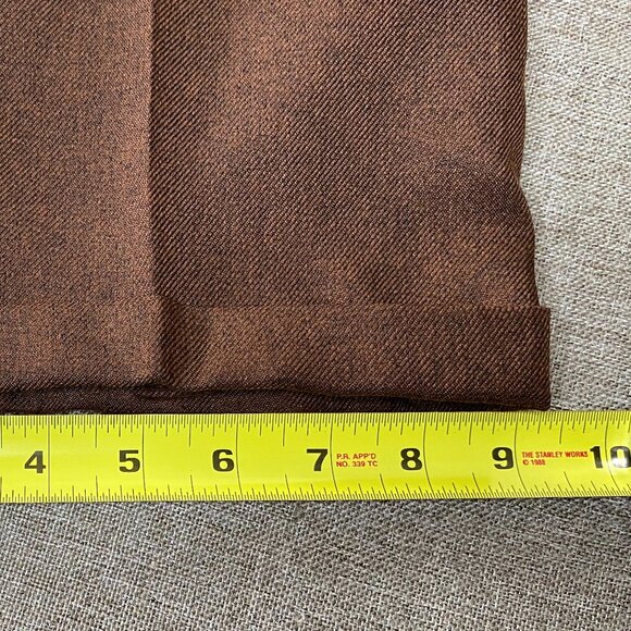 Tony Blake Pleated Dress Pants Men's 38 Brown High Rise Business Office - Picture 12 of 14